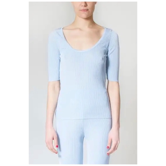 SUZANNE RAE Rib Knit Scoop Neck (NWOT) - Picture 4 of 7